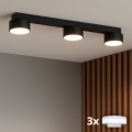 Brilagi - LED-spotarmatuur MONO 3xGX53/30W/230V zwart
