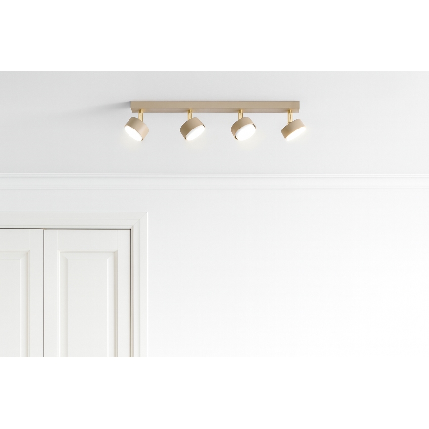Brilagi - LED-spotarmatuur MONO 4xGX53/12W/230V beige