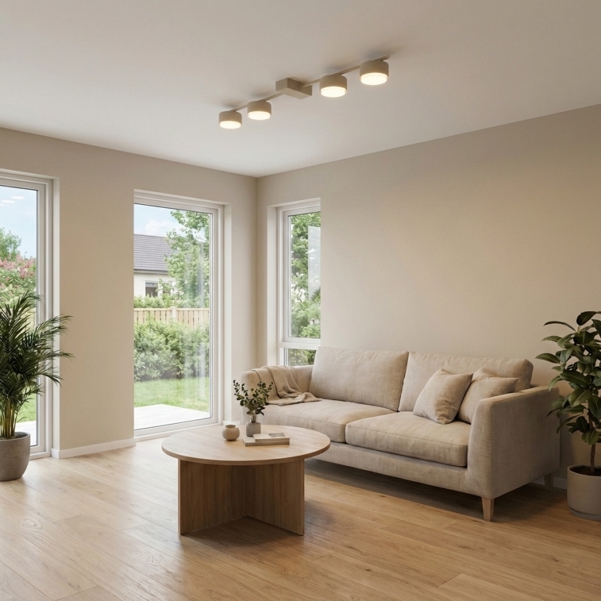 Brilagi - LED-spotarmatuur MONO 4xGX53/30W/230V beige