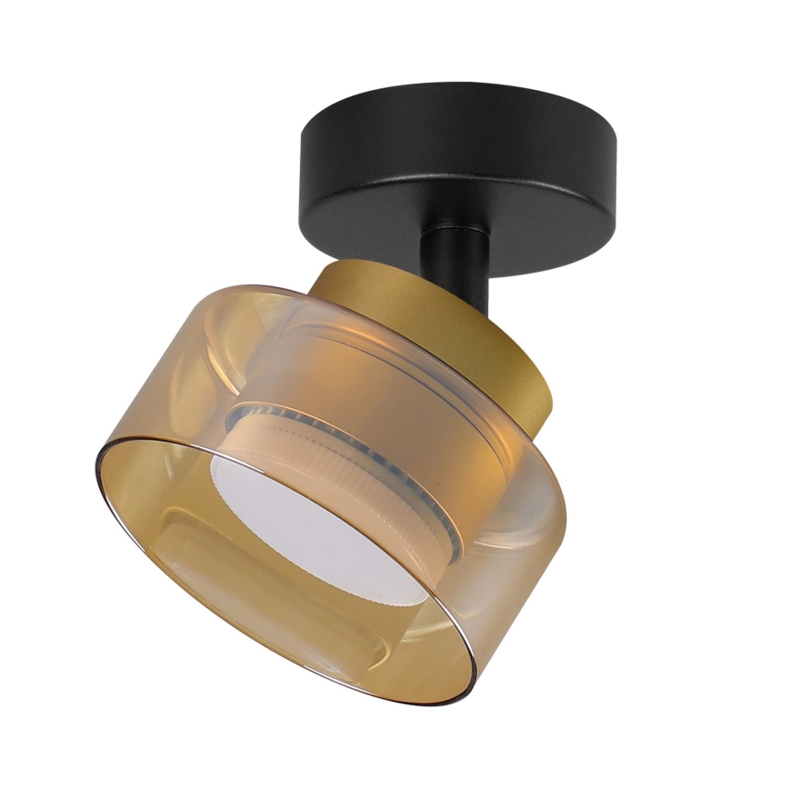 Brilagi - LED Spotlamp AURA LUX 1xGX53/30W/230V Ø 13 cm zwart/goud