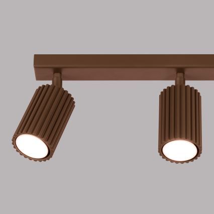 Brilagi - LED spotlamp CRESTO 3xGU10/10W/230V bruin