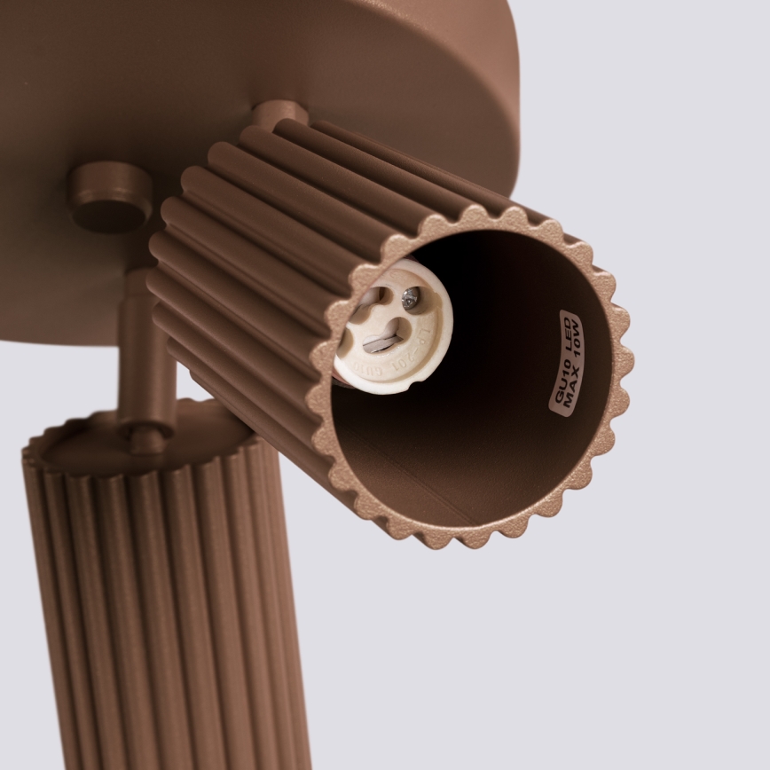 Brilagi - LED spotlamp CRESTO 3xGU10/10W/230V bruin