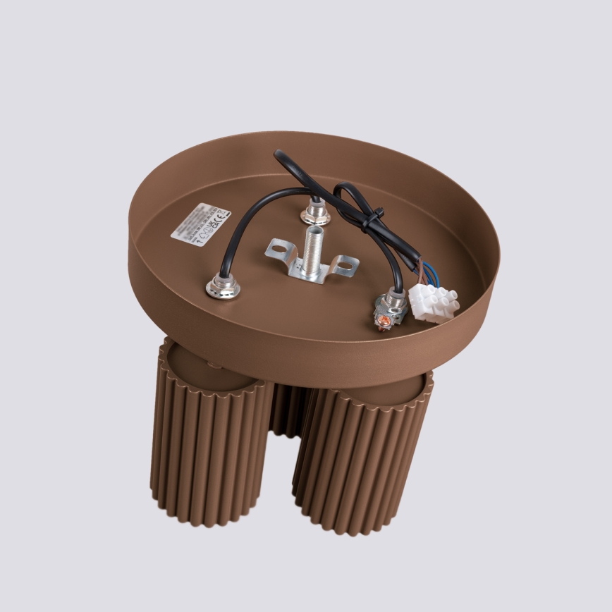 Brilagi - LED spotlamp CRESTO 3xGU10/10W/230V bruin