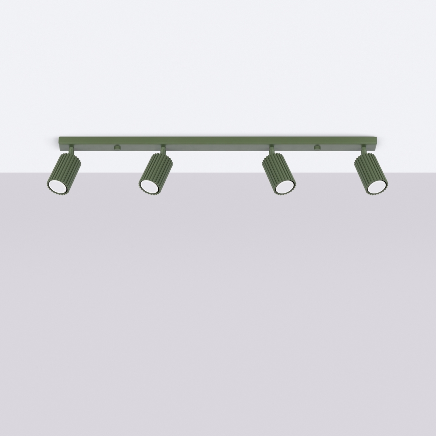 Brilagi - LED-spotlamp CRESTO 4xGU10/10W/230V groen