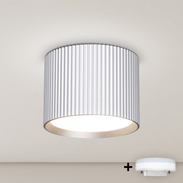 BRILAGI - LED Spotlamp STRIPY 1xGX53/15W/230V 60x82 mm zilverkleurig