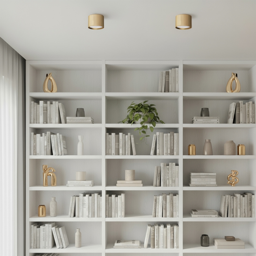 Brilagi - LED Spotlamp STRIPY 1xGX53/15W/230V goudkleurig