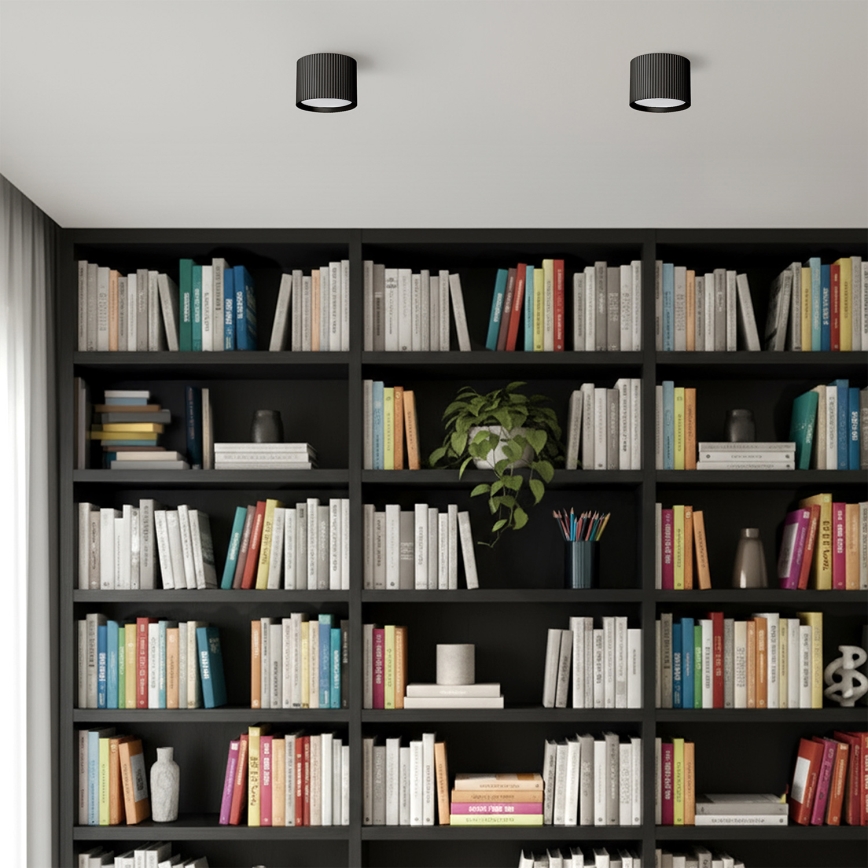 Brilagi - LED Spotlamp STRIPY 1xGX53/15W/230V zwart