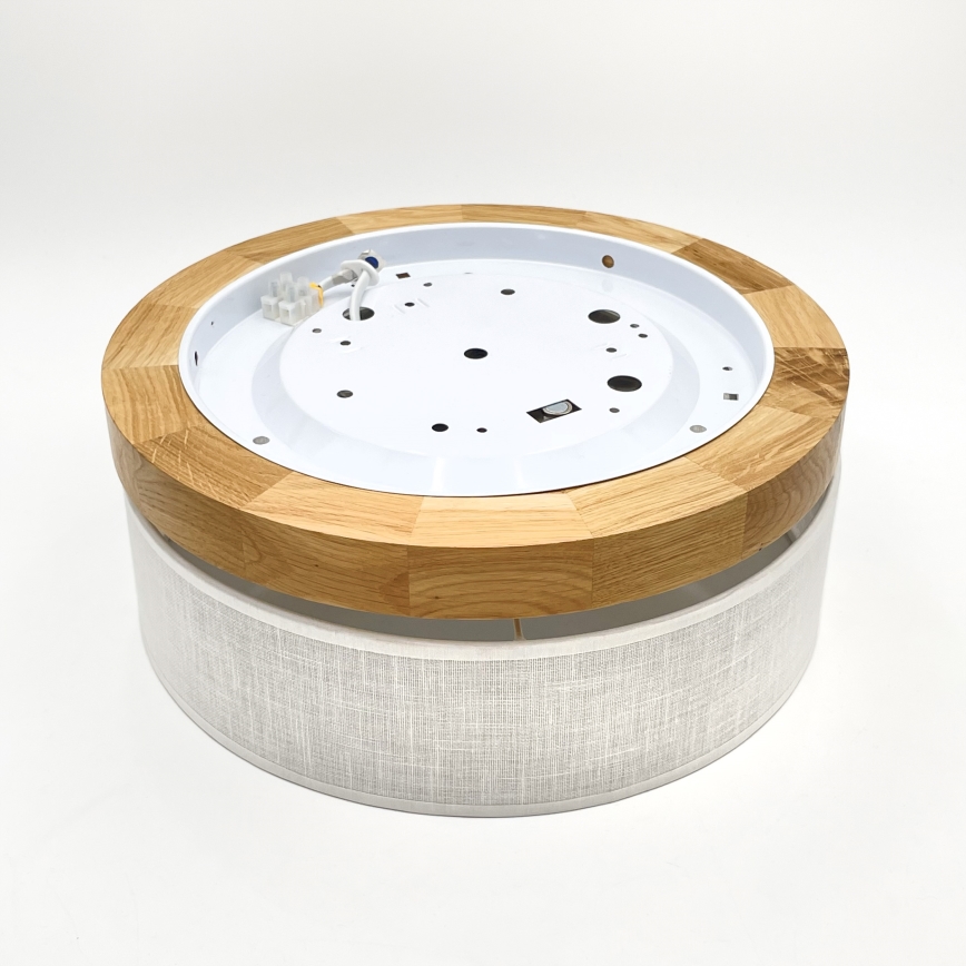 Brilagi - ЛЕД стельове світильник BELLADONNA LED/20W/230V діаметр 30 см білий/дуб
