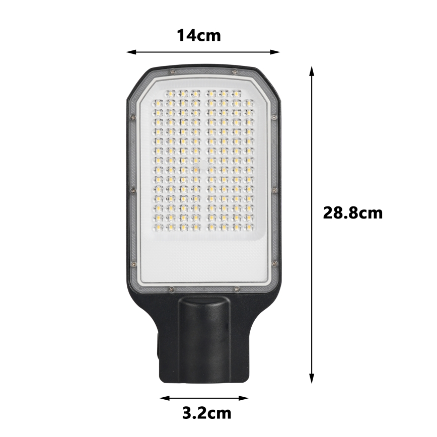 Brilagi - LED-straatlamp URBANLIGHT LED/50W/230V zwart IP65