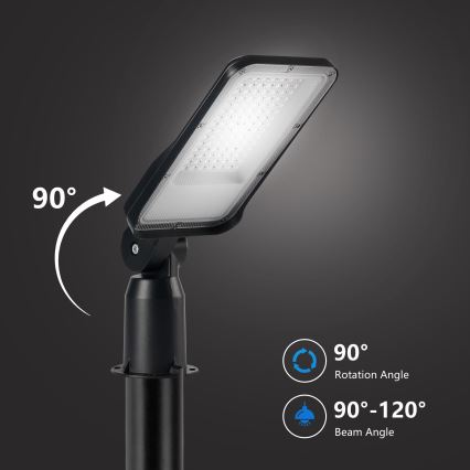Brilagi - LED straatlamp URBANLIGHT LED/50W/230V zwart IP65
