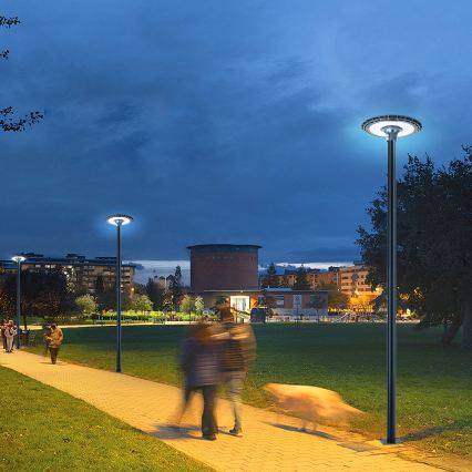 Brilagi - LED buitenstraatlamp met 4 m mast URBANSPARK LED/120W/230V antraciet IP65