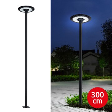 Brilagi - LED straatlantaarn voor buiten met 3 m paal URBANSPARK LED/120W/230V zwart IP65