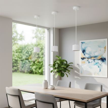 Brilagi - LED STRIPY hanglamp met kabel 1xGX53/15W/230V wit