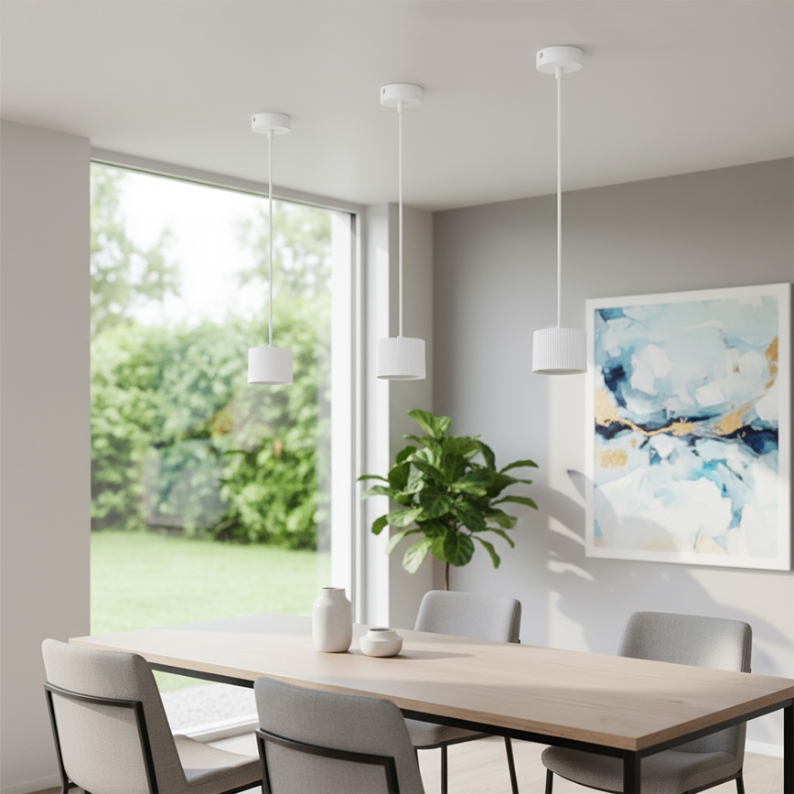 Brilagi - LED STRIPY hanglamp met kabel 1xGX53/15W/230V wit