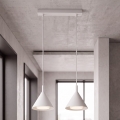 BRILAGI - LED Suspension sur câble CONE DOUBLE 2xGX53/15W/230V blanche