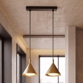 BRILAGI - LED Suspension sur câble CONE DOUBLE 2xGX53/15W/230V dorée