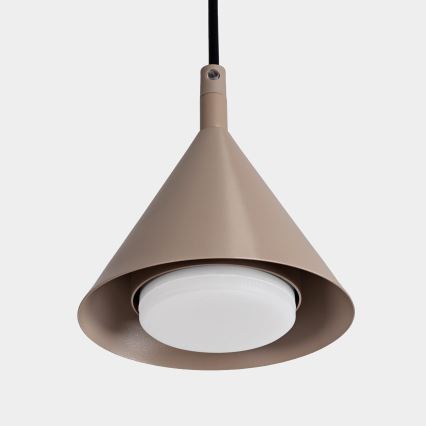 BRILAGI - LED Suspension sur câble CONE SINGLE 1xGX53/15W/230V beige