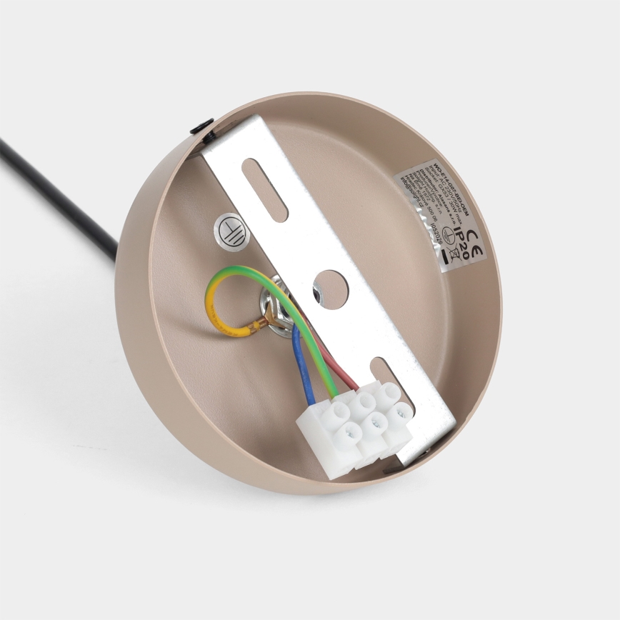 BRILAGI - LED Suspension sur câble CONE SINGLE 1xGX53/15W/230V beige