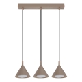 BRILAGI - LED Suspension sur câble CONE TRIPLE 3xGX53/15W/230V beige