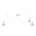BRILAGI - LED Suspension sur câble CONE TRIPLE SPIDER 3xGX53/15W/230V blanche