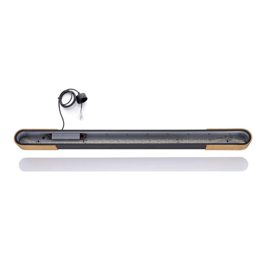 BRILAGI - LED Suspension sur câble GARDALINE LED/100W/230V 120 cm chêne/noir