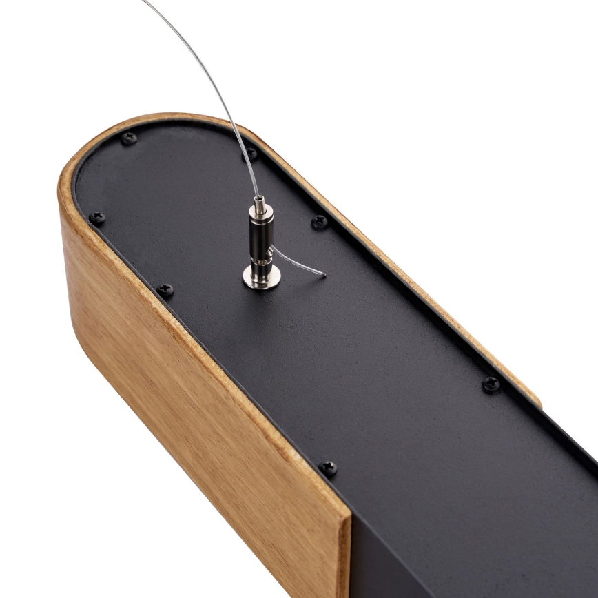 BRILAGI - LED Suspension sur câble GARDALINE LED/100W/230V 120 cm chêne/noir
