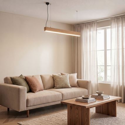 BRILAGI - LED Suspension sur câble GARDALINE LED/100W/230V chêne