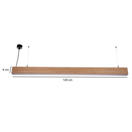 BRILAGI - LED Suspension sur câble GARDALINE LED/100W/230V chêne