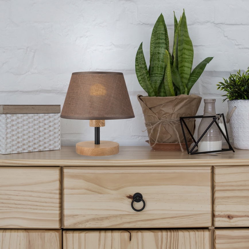 Brilagi - LED Tafellamp ANTHONY 1xE14/40W/230V eiken/bruin