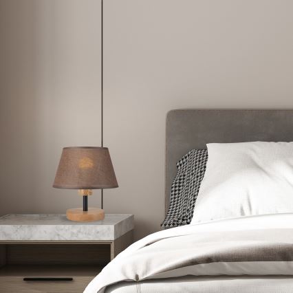 Brilagi - LED Tafellamp ANTHONY 1xE14/40W/230V eiken/bruin