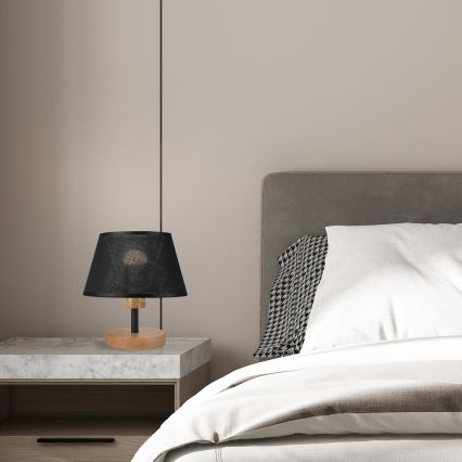 Brilagi - LED Tafellamp ANTHONY 1xE14/40W/230V eiken/zwart