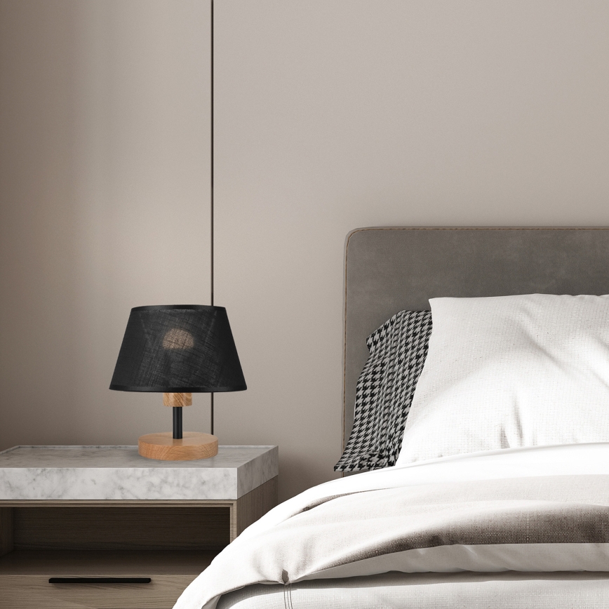 Brilagi - LED Tafellamp ANTHONY 1xE14/40W/230V eiken/zwart