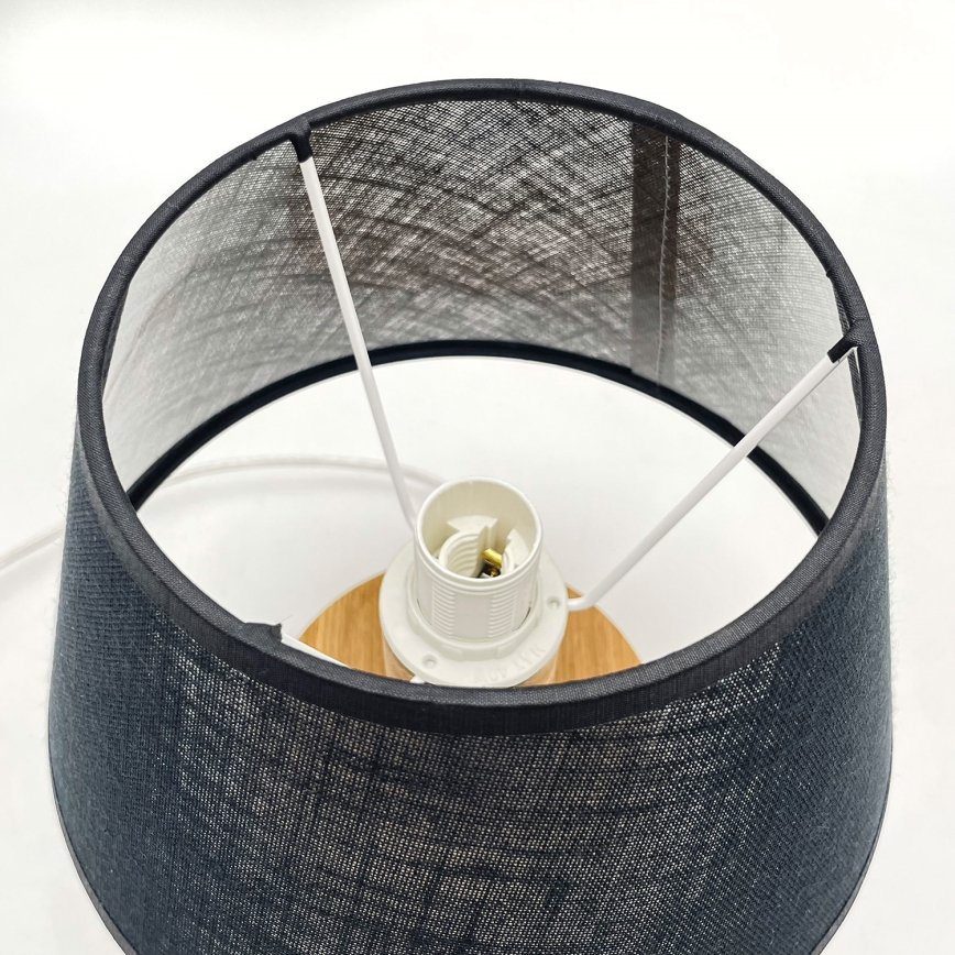 Brilagi - LED Tafellamp ANTHONY 1xE14/40W/230V eiken/zwart