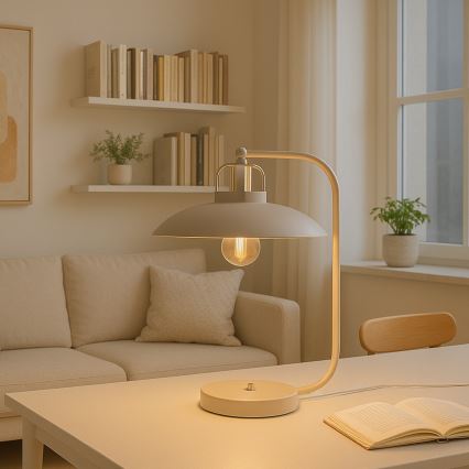 Brilagi - LED Tafellamp FLAMENGO 1xE27/60W/230V beige