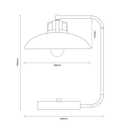 Brilagi - LED Tafellamp FLAMENGO 1xE27/60W/230V beige