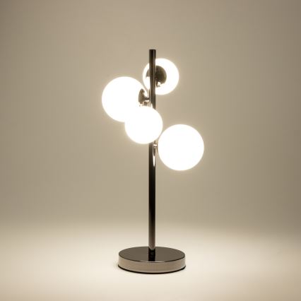 Brilagi - LED Tafellamp MILLA 4xG9/3W/230V glanzend chroom/wit