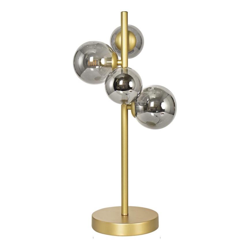 Brilagi - LED Tafellamp MILLA 4xG9/3W/230V goud/gerookt