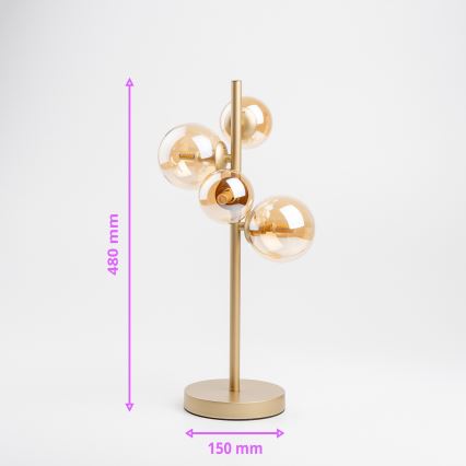 Brilagi - LED Tafellamp MILLA 4xG9/3W/230V goud