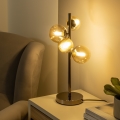 Brilagi - LED-tafellamp MILLA 4xG9/3W/230V zwart chroom/goud