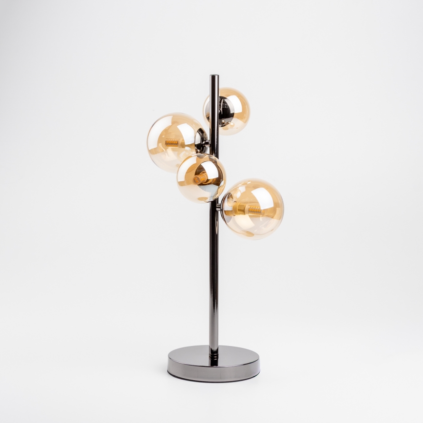 Brilagi - LED-tafellamp MILLA 4xG9/3W/230V zwart chroom/goud