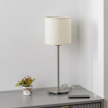 Brilagi - LED tafellamp NUBILA 1xE27/60W/230V crème