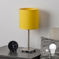 Brilagi - LED tafellamp NUBILA 1xE27/60W/230V geel
