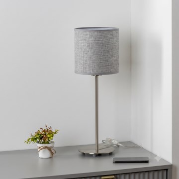 Brilagi - LED-tafellamp NUBILA 1xE27/60W/230V grijs