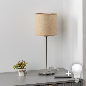 Brilagi - LED tafellamp NUBILA 1xE27/60W/230V lichtbruin
