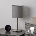 Brilagi - LED tafellamp NUBILA 1xE27/60W/230V lichtgrijs