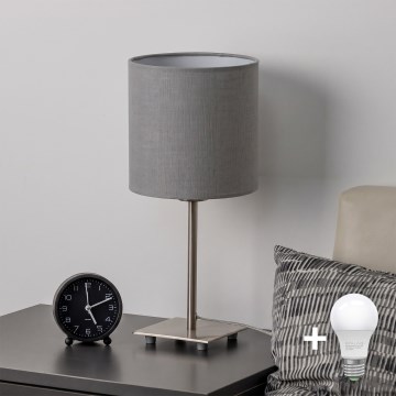 Brilagi - LED tafellamp NUBILA 1xE27/60W/230V lichtgrijs