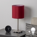 Brilagi - LED tafellamp NUBILA 1xE27/60W/230V pompeïsch rood