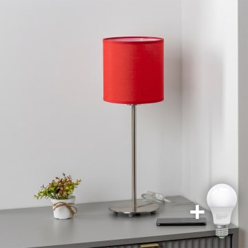 Brilagi - LED-tafellamp NUBILA 1xE27/60W/230V rood