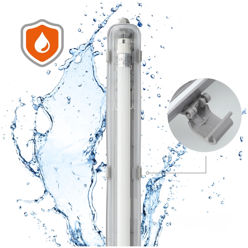 BRILAGI - Luminaire LED technique étanche à la poussière OPTIMA T8 1xG13/18W/230V 4000K IP65 128 cm