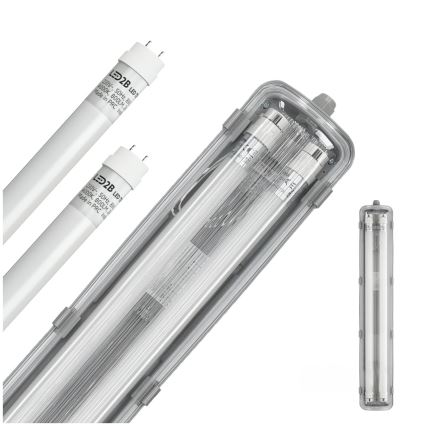 BRILAGI - Luminaire LED technique étanche à la poussière OPTIMA T8 2xG13/9W/230V 4000K IP65 67,5 cm